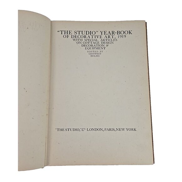 The Studio Year-Book of Decorative Art 1919 Antique Interior Design Book - Picture 4 of 16